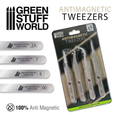 Produktbild von 100% antimagnetische QUARTZ-Pinzette SET