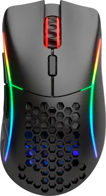 Productafbeelding van Glorious Gaming Model D Minus Wireless, rechterhand, RF-draadloos, 19000 DPI, 1 ms, zwart