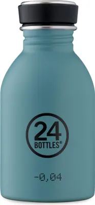 Produktbild von 24Bottles Powder Blue, 250 ml, Tägliche Nutzung, Blau, Edelstahl, 137 mm, 6,5 cm