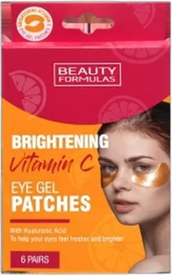 Obrázok produktu pre Beauty Formulas Omladzujúce Očné Obláčiky s Vitamínom C a Kyselinou Hyalurónovou, 6 Párov