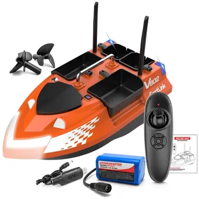 Produktbild von Futterboot iUni V802, 12000mAh, 4 Tanks, 3kg, 500m, 15kmh