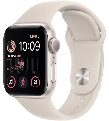 Produktbild von Apple Watch SE 40mm Alu polarstern/Sport polarstern