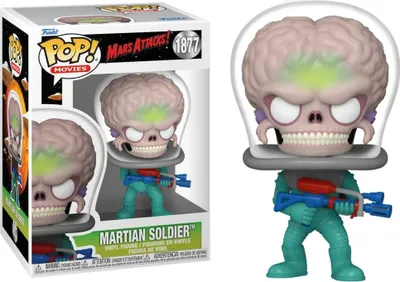 Obrázek produktu pro Funko Pop! Mars Attacks! Martian Soldier with Atomic Ray Gun 1877