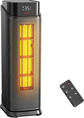 Imagen del producto de Calentador eléctrico con resistencia - 2000 W de potencia - Calentador convector - Color - Con control remoto
