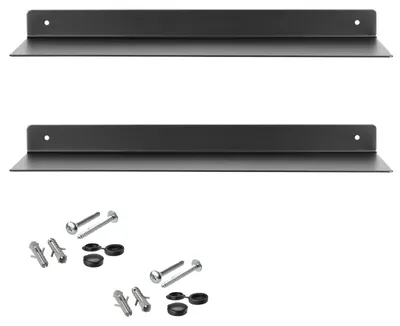 Produktbild von SOTECH Wandregal HOVER 350 x 130 x 30 mm schwarz (2 Stück)