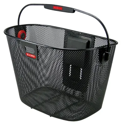 Image de Rixen & Kaul Klick Fix Panier Unilux Noir à mailles serrées