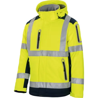 Produktbild von Arbeitsjacke Winter-K-Softshelljacke,Gelb Größe S