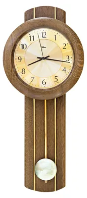 Produktbild von SELVA SELVA Funk-Pendelwanduhr Eiche Gilching