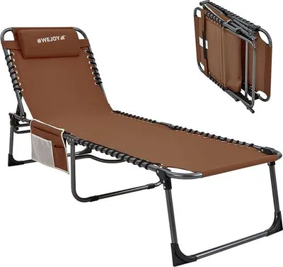Produktbild von Famanu Sonnenliege für Garten, Terrasse und Balkon - Deluxe
