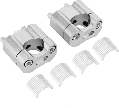 Productafbeelding van Set van 22 mm/28 mm, 1/8 inch, 7/8 inch motorfietsstuurbevestigingsklem, riseradapter, gemaakt van CNC-gefreesde aluminiumlegering