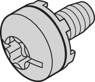 Image de SCHROFF Schraube Taptite - NTS M6 TAPTITE SCHRAUBE 50ST (23130285)