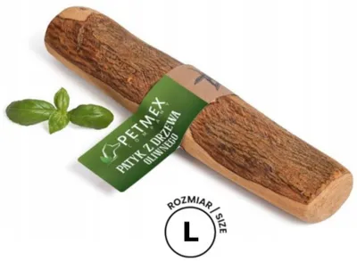 Zdjęcie produktu dla Przysmak dla psa PETMEX - Patyk z drzewa oliwnego - L