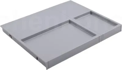 Produktbild von Hailo Multideckel 1109739 Tablarboden 500 mit Unterteilung