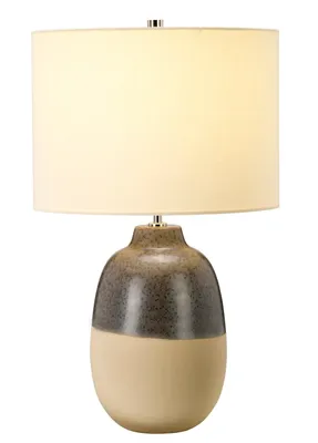 Immagine prodotto di Lampada da tavolo in Vetroceramica Grange Park marrone-grigio 1xE27x60W Vetroceramica / gesso dimensioni: 61x36x19,5 cm IP20 Elstead