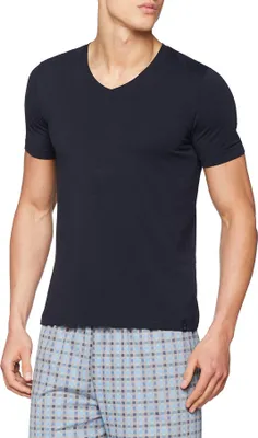 Produktbild von Schiesser Herren T-shirt V-Ausschnitt blauschwarz 4 (6er Pack)