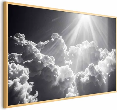 Produktbild von Posterpapier Poster - Hope in the Clouds: Inspiring Sun Rays – Awaken Emotions 60x40 cm Muster b-H-10041-ao-a