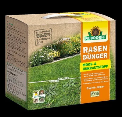 Produktbild von Neudorff Rasendünger Moos- & UnkrautStopp 5 kg