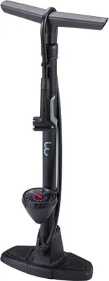 Produktbild von Famanu Standpumpe mit Manometer - Schwarz