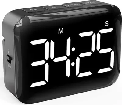Produktbild von Noklead Digital Küchentimer Kochen: Magnetischer Countdown Großes LED -Display, einstellbare Lautstärkehelligkeit, einfach e Kinder älter