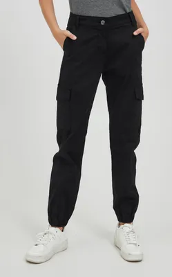 Produktbild von OXMO OXCoco Damen Cargo Hose Stoffhose Regular Fit