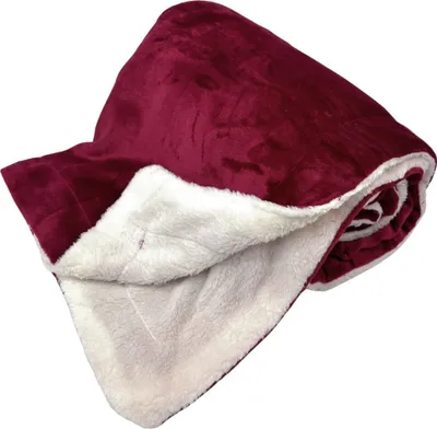 Immagine prodotto di HOME ELEMENTS Coperta 150 x 200 cm, con agnello, microflanella, rosso