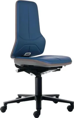 Produktbild von Bimos Arbeitsdrehstuhl Neon mit Rollen grau Sitz-H430-600mm Permanentkontakt - 9563-9999-3278