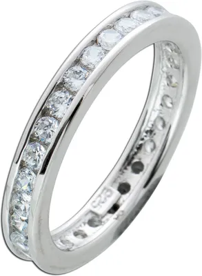 Produktbild von Memoire Damenring Silber 925 weiße Zirkonia  20