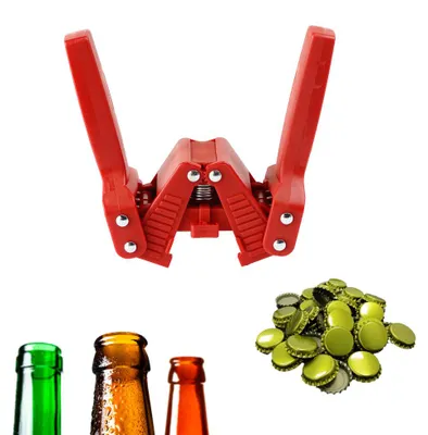 Produktbild von Manueller Kronkorkenverschließer für Bierflaschen, 26mm Flaschenverkorker mit 150 Kronkorken, Bierbrauen Zubehör für Zuhause