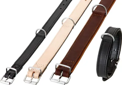 Produktbild von Karlie Halsband Rondo Leder breit
