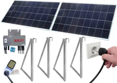 Produktbild von SHP 800-Balkonkraftwerk® , inkl. Halteung, inkl. 800 W Wechselrichter