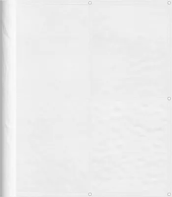Image de vidaXL Pare-vue de balcon blanc 120x800 cm 100 % polyester-Oxford