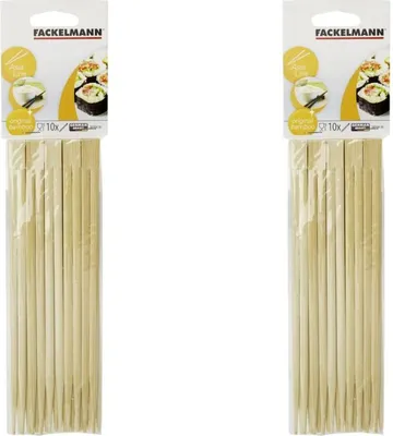 Image de 20 baguettes en bambou Fackelmann Asia Line