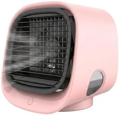 Produktbild von Airabreeze Luftkühler, Airzuma Portable, Airabreeze Air Cooler Kleine Wassergekühlte, Tragbarer Ventilator, Schwenkbar, Ideal Für Zu Hause Und Auf Reisen (Rosa)