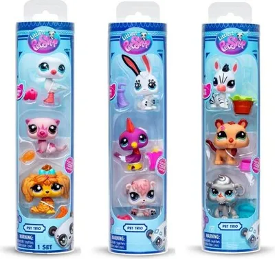 Zdjęcie produktu dla TM Toys Littlest Pet Shop 3 figurki II seria