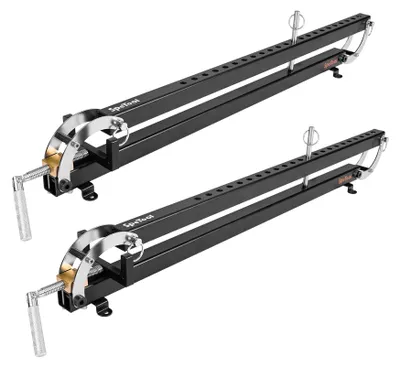 Plattenklemme 2er-Pack, 24 Zoll, 4-Wege-Druck, Stahl, verstellbar