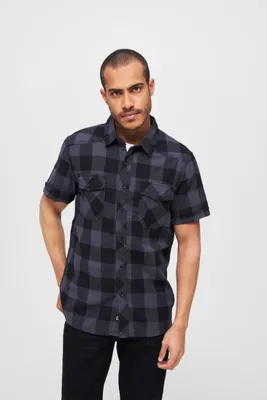 Produktbild von Brandit Karo T-Shirt Größe 3XL Farbe Schwarz/Grau