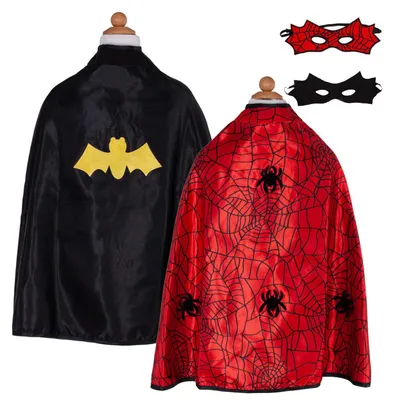 Produktbild von Wendeumhang Spider und Batmann, 3-4 Jahre – doppelt Spaß für kleine Superhelden