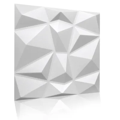 Produktbild von 3D Paneele Wandpaneele Polystyrol XPS – Styropor Verkleidung für Wand & Decke – 50x50 cm (0,25 m²) – Leicht, Flexibel & Einfach zu Montieren