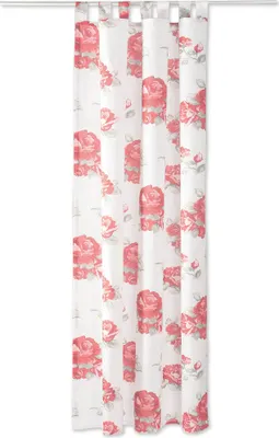 Immagine prodotto di Tenda a rose con passanti (trasparente), dimensioni: 140x245cm