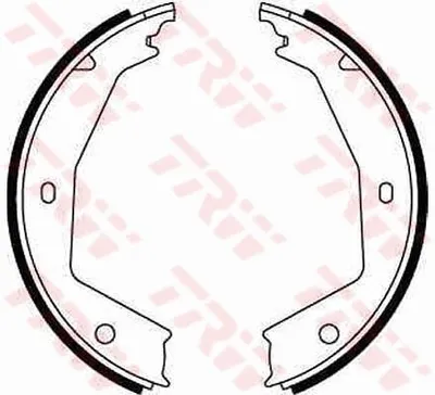Produktbild von Trw Bremsbackensatz, Feststellbremse Hinterachse GS8668