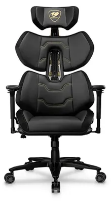 Produktbild von Cougar Gaming-Stuhl Terminator Elite Gold Schwarz