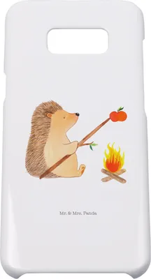 Produktbild von Mr. & Mrs. Panda Samsung Galaxy S8 plus Handyhülle  Igel Grillen - Weiß - Geschenk, Motivation, Handy Case, Spruch, Cover, Arbeitslos, Hülle, Sinn Des Lebens