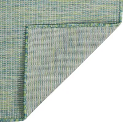Produktbild von vidaXL Outdoor-Teppich Flachgewebe 160x230 cm Türkis