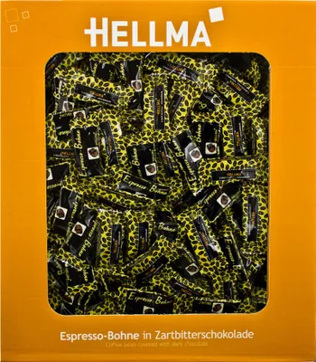 Obrázok produktu pre Zrnkové espresso Hellma v horkej čokoláde 380 ks