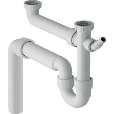 Immagine prodotto di Geberit 152553111 Sifone per odori a curva di tubo per due persone
