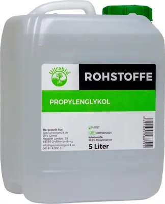 Produktbild von Ultrabio Rohstoff 99,9% Propylenglykol (PG), 5 Liter
