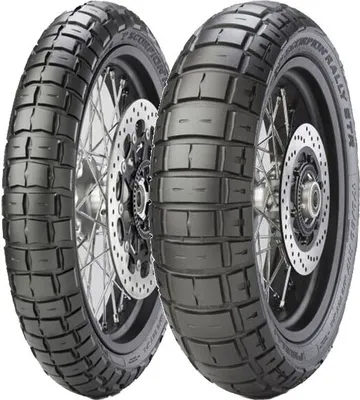 Obrázok produktu pre Pár pneumatík PIRELLI 110/70-17 54H + 160/60-15 67H SCORPION RALLY STR M+S