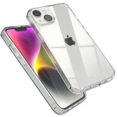 Produktbild von EAZY CASE Clear Hülle kompatibel mit Apple iPhone 14, Schutzhülle Silikon, dünnes Cover, Slimcover Handyhülle, Backcover Transparent