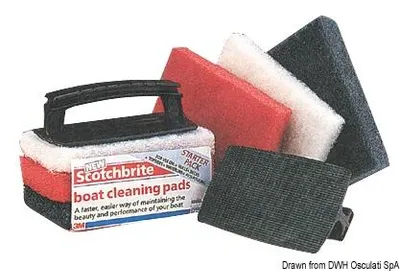 Obrázok produktu pre 3M Scotch-Brite Cleaning System, blau , 6 Stück