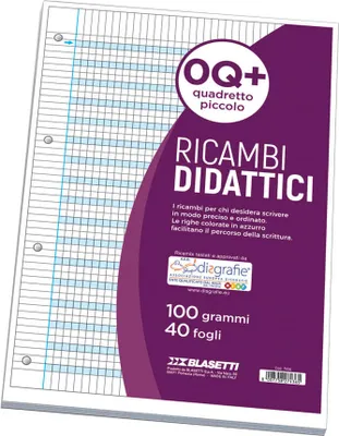 Produktbild von Blasetti 7436 Notizbuch A4 40 Blätter Blau, Weiß